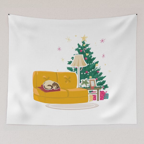 Item preview, Christmas Cat designed and sold by BookishApparell.