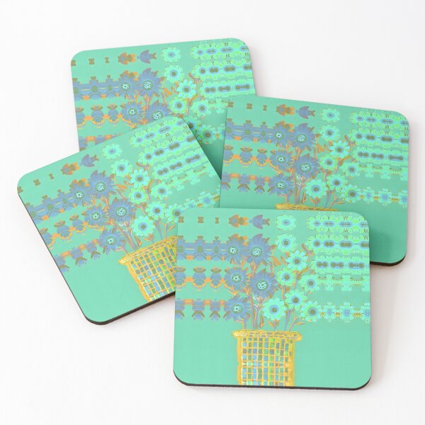 Item preview, Digital Doppleganger: Fresh spearmint teal watercolour bunch designed and sold by bekki smith.
