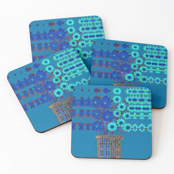 Item preview, Digital Doppleganger: Cool mint blue watercolour bunch designed and sold by bekki smith.