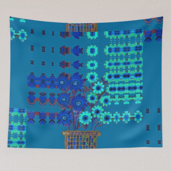 Item preview, Digital Doppleganger: Cool mint blue watercolour bunch designed and sold by bekki smith.