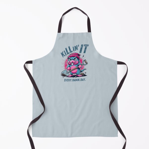 Item preview, For hard workers, funny cartoon style mole killing it!  designed and sold by coloursforkids.