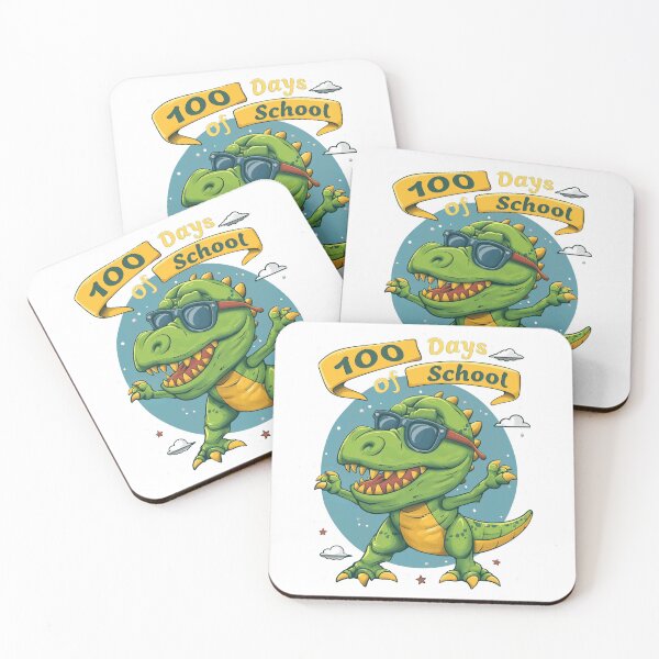Item preview, Dinosaur 100 Days Of School designed and sold by Wild-Co.