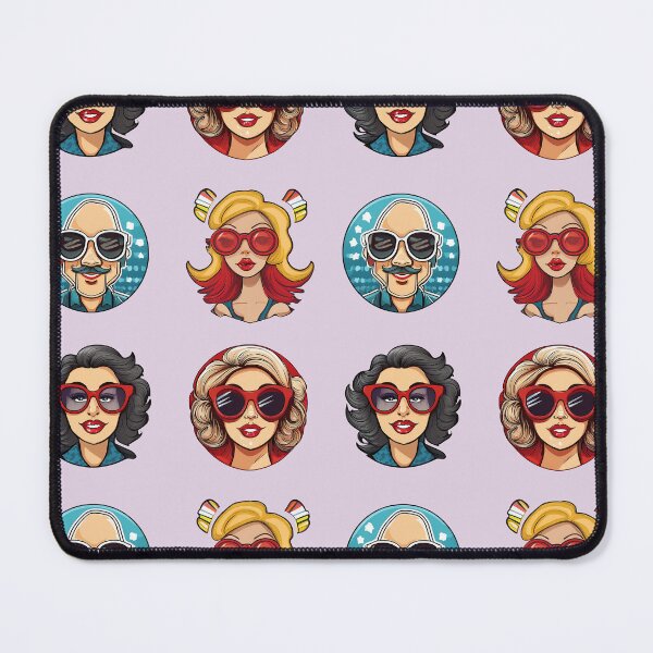 Item preview, Retro People Sunglasses | Sticker Pattern | Retro Collection designed and sold by monkeybusiness.pt.