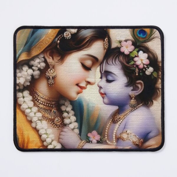 Item preview, Krishna with Mother Yashoda designed and sold by Impressia Studio.