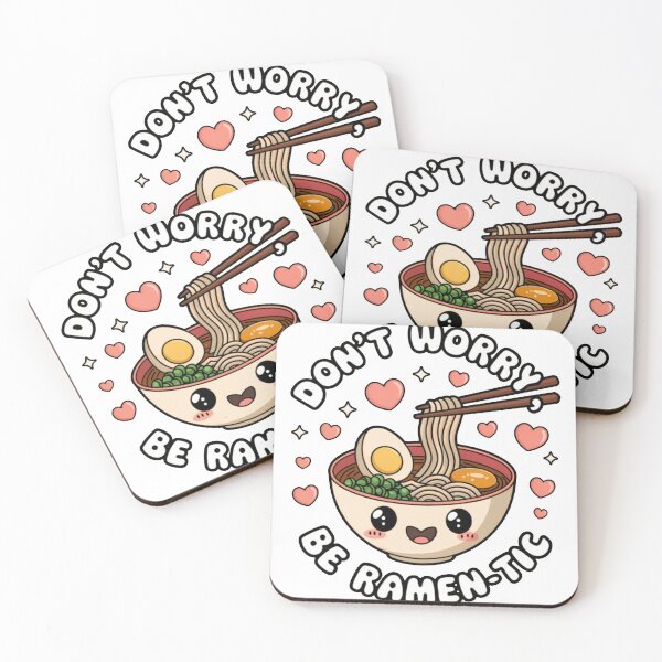 Item preview, Don't Worry, Be Ramen-Tic designed and sold by Regacu.