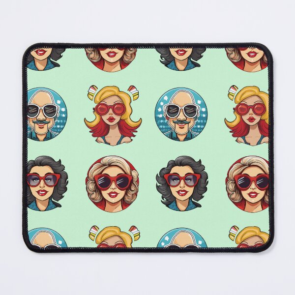 Item preview, Retro People Sunglasses | Sticker Pattern | Retro Collection designed and sold by monkeybusiness.pt.