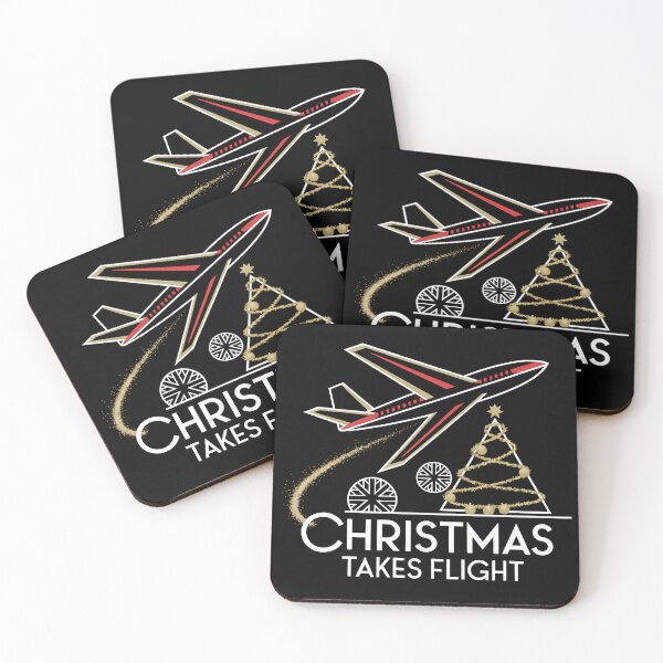 Item preview, Christmas Takes Flight - Festive Travel Design - - This is the perfect gift for aviation enthusiasts and lovers of Christmas magic. designed and sold by ZyziowskyArt.