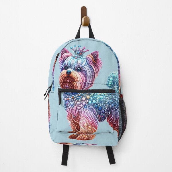 Item preview, Jewel-Encrusted cute Yorkshire Terrier with Elegant Details designed and sold by ideandesign.
