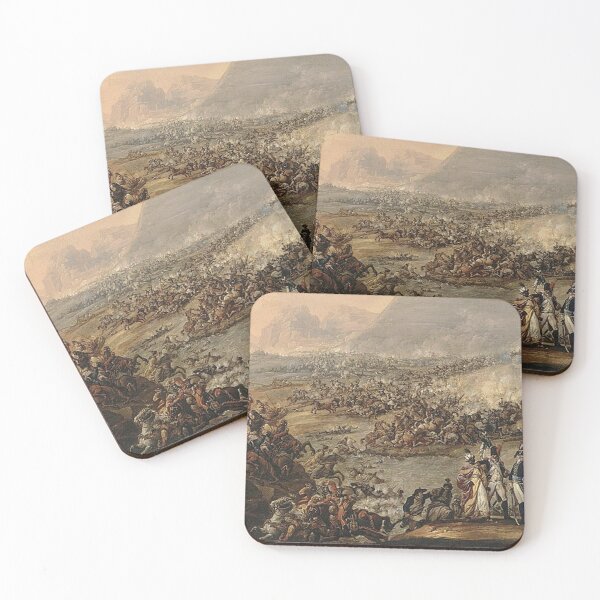 Item preview, Battle of the Pyramids - Battle of Embabeh - Napoleons Early Battles - 1798 Art Print designed and sold by TheHappyK.