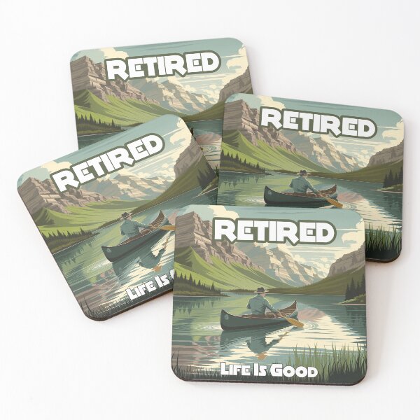 Item preview, Retired Life Is Good Canoe designed and sold by Esskay Designs.