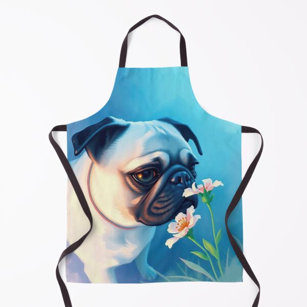 Item preview, Pug Sniffing a Flower designed and sold by ChrisButler.