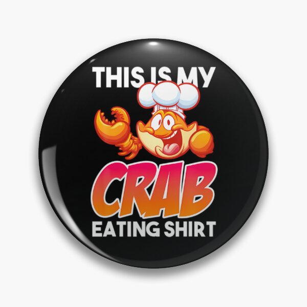 Item preview, This Is My Crab Eating Shirt designed and sold by wesdesignshop.