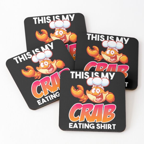 Item preview, This Is My Crab Eating Shirt designed and sold by wesdesignshop.