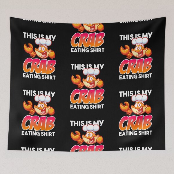 Item preview, This Is My Crab Eating Shirt designed and sold by wesdesignshop.