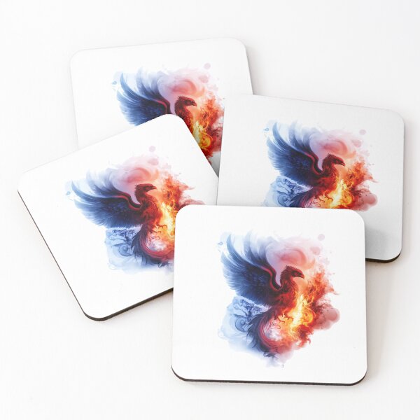 Item preview, Mystical Phoenix in Vectorized Fiery Glory designed and sold by Rui Huang.