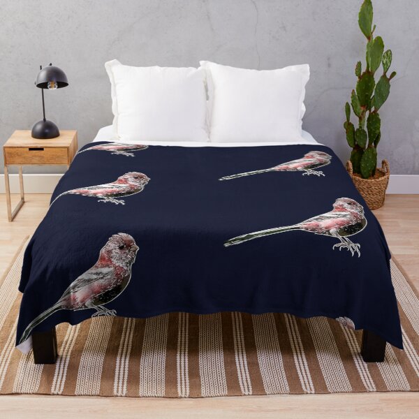 Item preview, Long-tailed Rosefinch White Alternate Design designed and sold by designsasstultd.