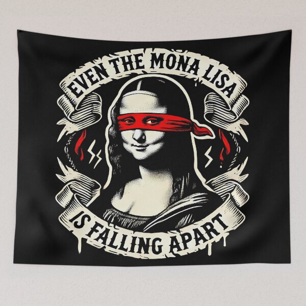 Item preview, Even The Mona Lisa Is Falling Apart - Fight Club designed and sold by icraigle.