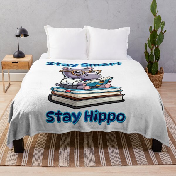 Item preview, Stay smart stay hippo designed and sold by yoyola999.