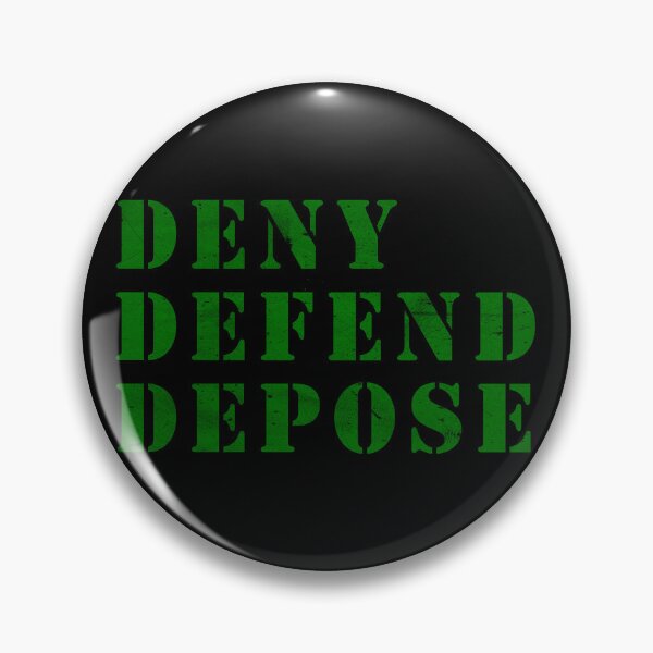 Item preview, Deny Defend Depose designed and sold by Angry Swan Designs.