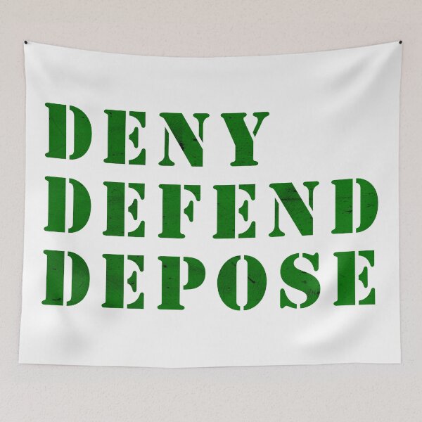 Item preview, Deny Defend Depose designed and sold by Angry Swan Designs.