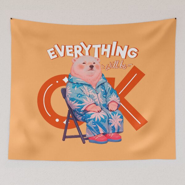 Item preview, Everything will be ok designed and sold by Pattern Heaven.