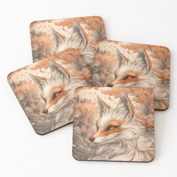 Aperçu de l'œuvre Renard Kitsune japonais créée et vendue par PetsArt.