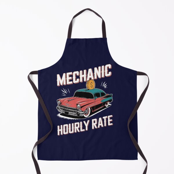 Item preview, Mechanic Hourly Rate Retro Humor Design with Piggy Bank Car designed and sold by TeeGrit.