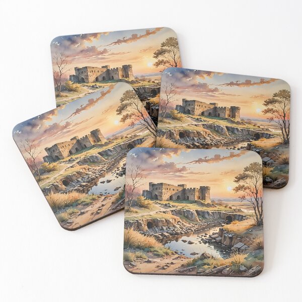 Item preview, Watercolor of Ancient Ruin designed and sold by peakfreak.