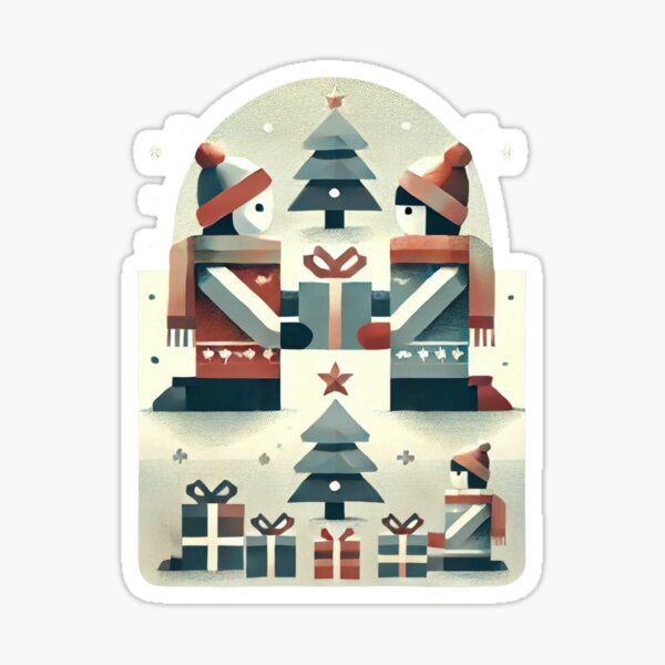 Holiday Gift with Family || Welcome 2025 Sticker