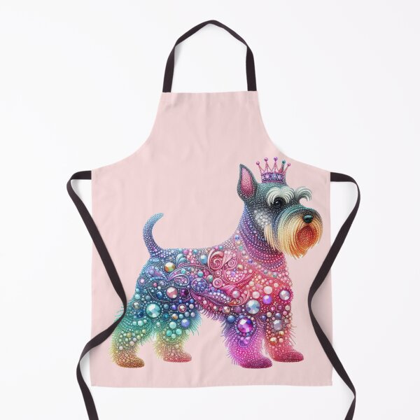 Item preview, Jewel-Encrusted cute Schnauzer with Elegant Details designed and sold by ideandesign.