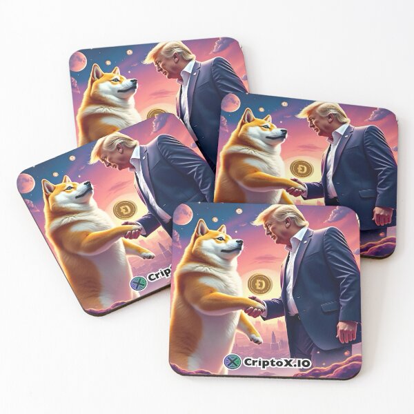 Item preview, Dogecoin Makes America Great Again Crypto Bull Coin USA designed and sold by The-Diamond-Art.