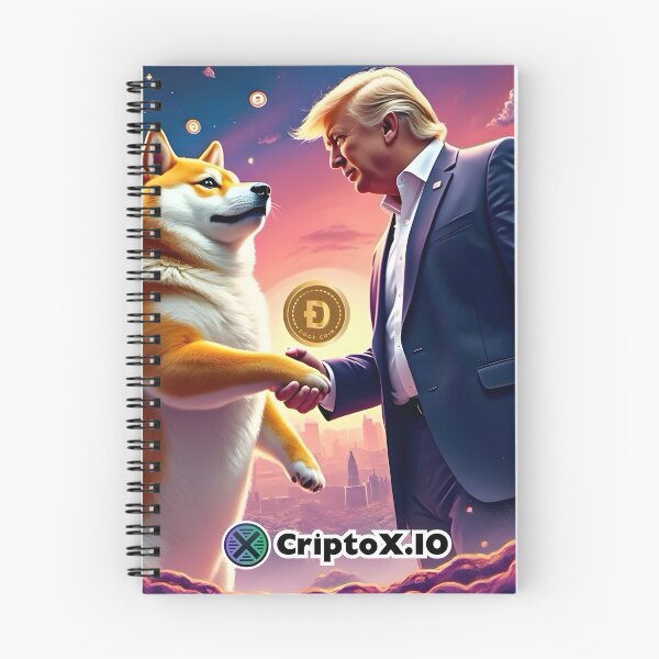 Item preview, Dogecoin Makes America Great Again Crypto Bull Coin USA designed and sold by The-Diamond-Art.