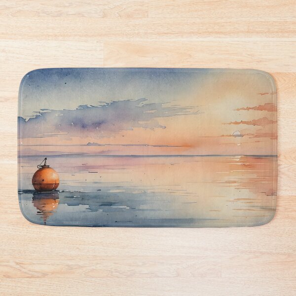 Item preview, Ocean Bouey Watercolor designed and sold by peakfreak.