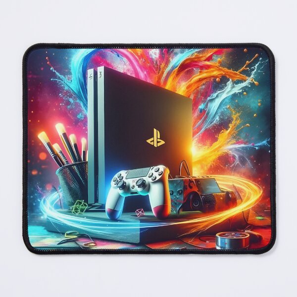 Item preview, Playstation 5 VideoGames Video Games Pop colorfull design Controller Manette Console designed and sold by The-Diamond-Art.