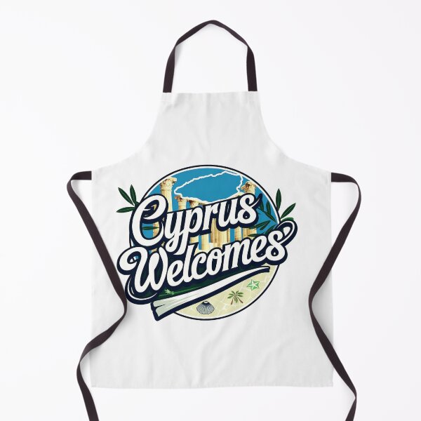 Item preview, Cyprus Welcomes Flag Map Nicosia, Limassol designed and sold by AnimalsDH305.