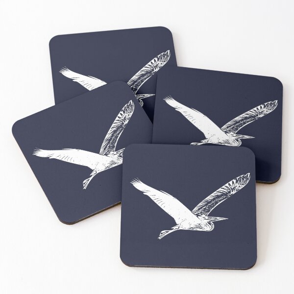 Item preview, Purple Heron White Design  designed and sold by designsasstultd.