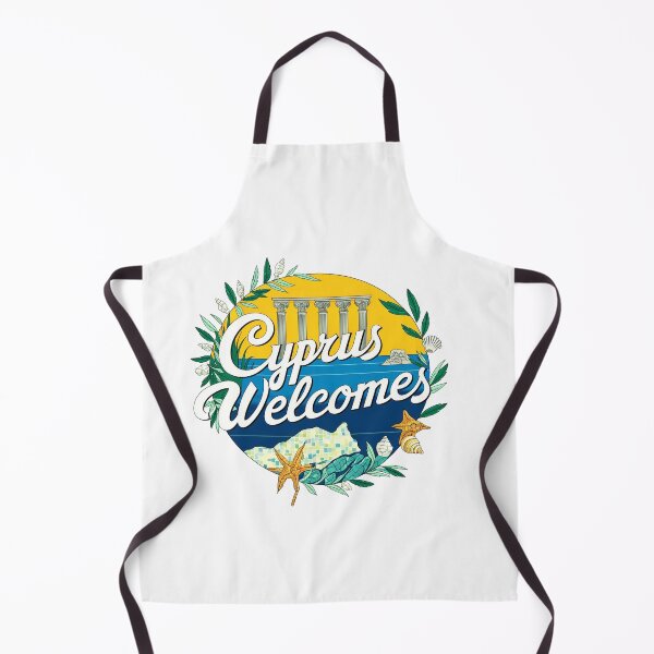 Item preview, Cyprus Welcomes Flag Map Nicosia, Limassol designed and sold by AnimalsDH305.