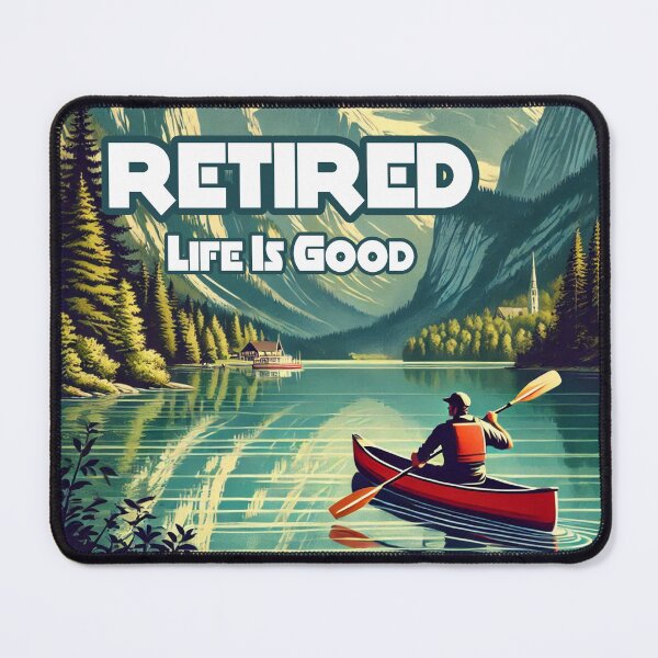 Item preview, Retired Life Is Good Red Canoe designed and sold by Esskay Designs.