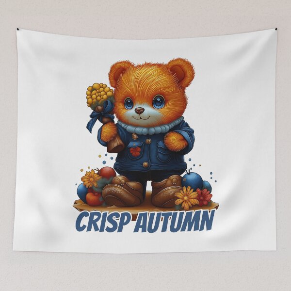 Item preview, Cozy Autumn Bear designed and sold by BukkyStory.