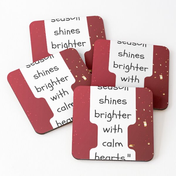 Item preview, "The season shines brighter with calm hearts." designed and sold by CUTESTUFFnow.