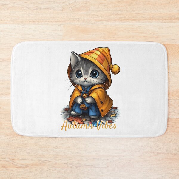 Item preview, Cozy Autumn Kitty designed and sold by BukkyStory.