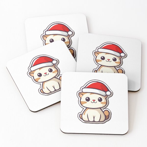 Item preview, Cute Christmas Santa Cat designed and sold by CoolMantras.