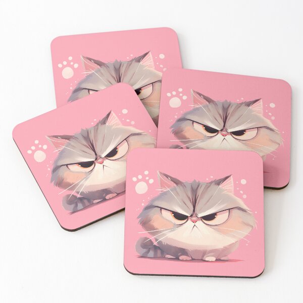 Item preview, Grumpy Cat Cartoon – Adorably Exaggerated Expressions designed and sold by Windy-market.