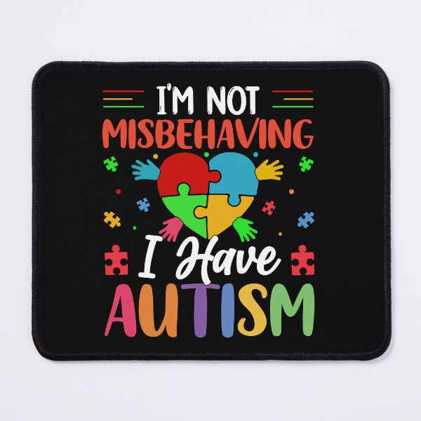Item preview, I'm Not Misbehaving Autism Awareness Puzzle designed and sold by TheWizArt.