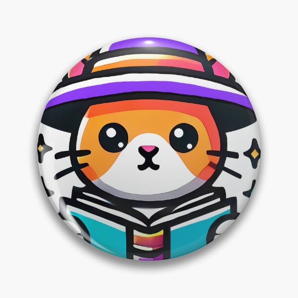 Item preview, Cute Wizard cat reading is magic designed and sold by CharmSpell.