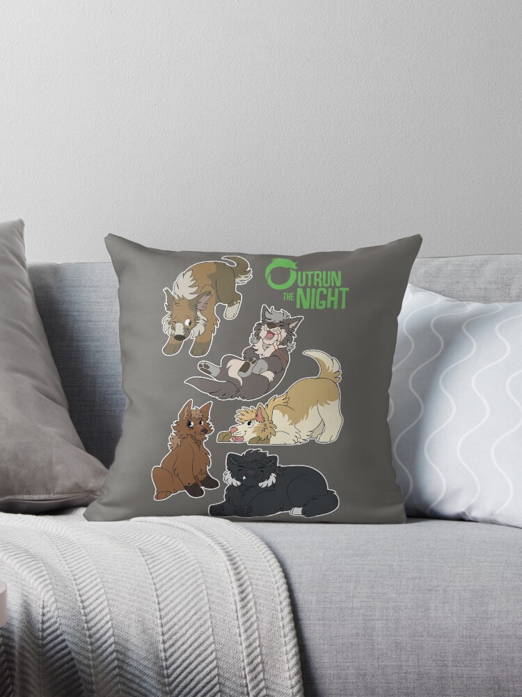 Item preview, Throw Pillow designed and sold by OutrunTheNight.