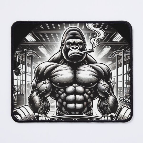 Item preview, Silver Back Gym Gorilla Stogie Lifts designed and sold by neildoch.