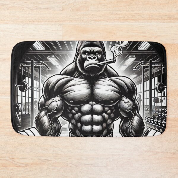 Item preview, Silver Back Gym Gorilla Stogie Lifts designed and sold by neildoch.
