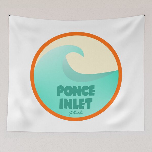 Item preview, Ponce Inlet Florida Retro designed and sold by bivenart.