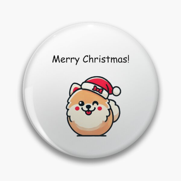 Item preview, Cute Pomeranian Christmas Greeting designed and sold by LovingPresence.